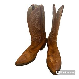Durango West Cowboy Western Boots Mens Size 11 D Brown Leather Style DB532
